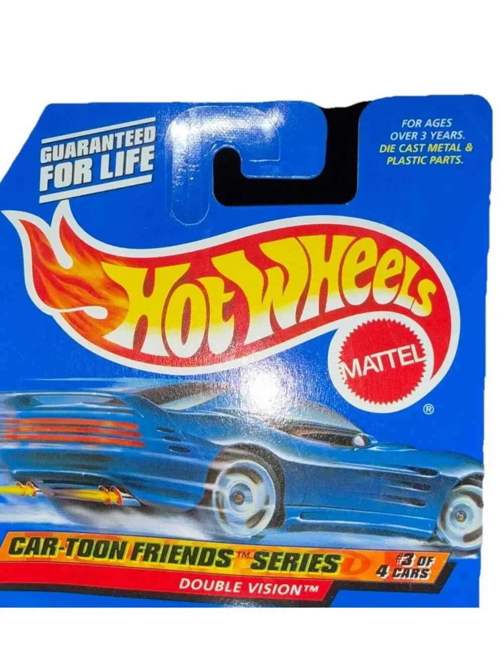 Mattel Hot Wheels Car-Toon Friends Series Double Vision #3 Of 4 Cars